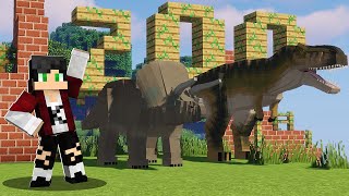 COMO EU Fiz um ZOOLÓGICO para DINOSSAUROS No Minecraft!