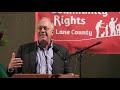 Chris Hedges in Eugene, Oct. 3, 2018