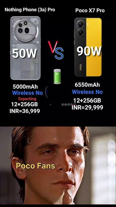 Nothing Phone 3a Pro Vs Poco X7 Pro Battery Test - YouTube