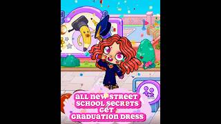 HOW TO GET GRADUATION DRESS / ALL SECRETS on SCHOOL STREET #avatarworld #avatarworldsecrets #pazu screenshot 3