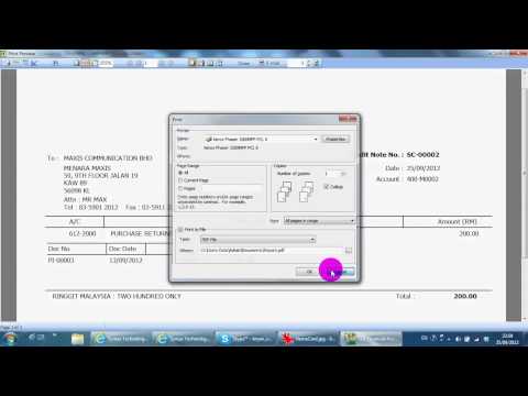 A042 Supplier Credit Note - SQL Accounting Software