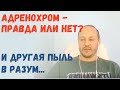 АДРЕНОХРОМ - отвлечение от главного. Исследование регрессолога