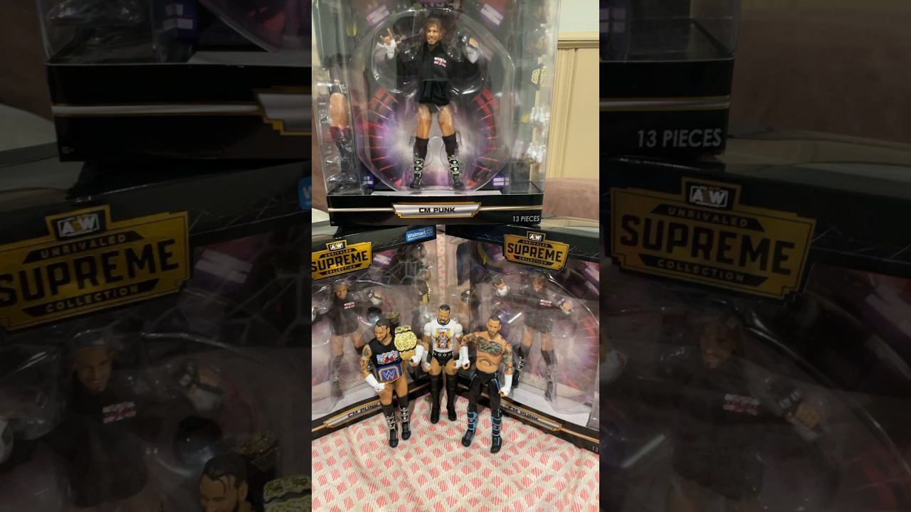 My CM punk action figure collection