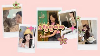 오랜만이야 Long time no see !