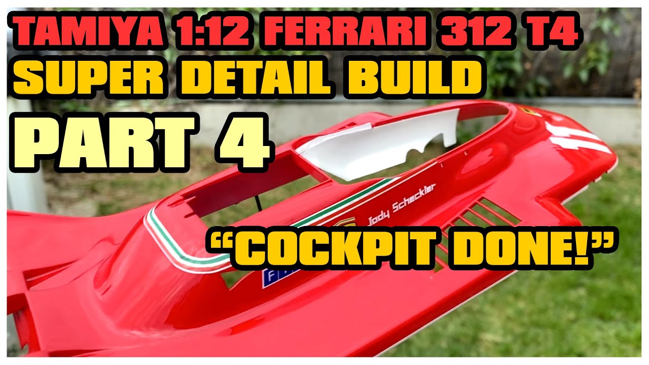 Ferrari 312T4 Tamiya #12025 1:12 - SUPER DETAIL BUILD - Part 4