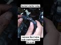 How to start the motorcycle busted starter relay