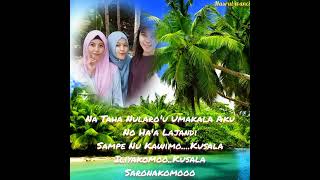 Lirik lagu Wakatobi Kuroda Temondo Pojandinto (lyrics and music)