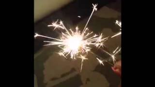 How do sparklers work?