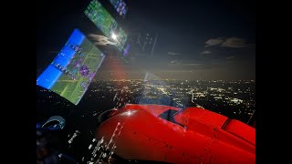 101° F Phoenix Takeoff & Night Landing in a Baron 58