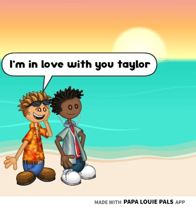 Chuck is in love with Taylor|Papa Louie meme #funny #memes #papalouiepals #thestupids