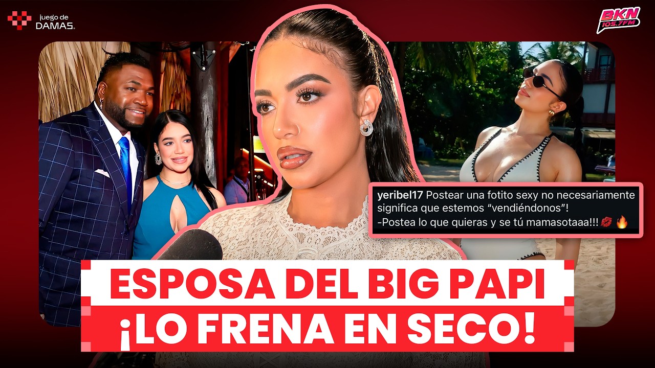 Yeribel Martínez responde a David Ortiz con fotos en bikini