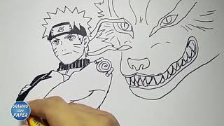 How to Draw Naruto and Kurama Easy  How to Draw Naruto and Kurama Easy  Thanks for watching our Channel. ➜ Learn How to Draw Naruto and Kurama EASY  Step by Step