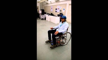 Wheelchair movement using eyeball detection