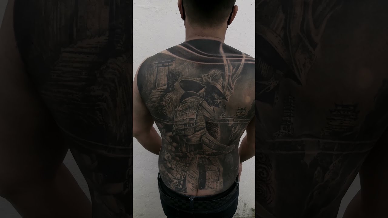 Chronic Ink Tattoos on Twitter Samurai back piece inprogress by Tristen  WorkProud WearProud httpstco6FfMAFBRNa  Twitter