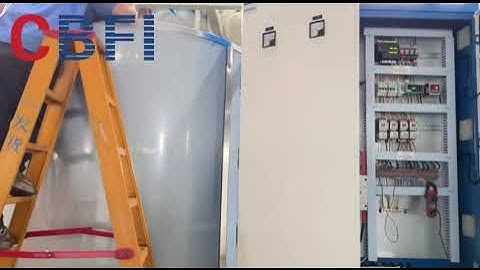 Machine testing: 20T flake ice machine is testing in CBFI’s factory