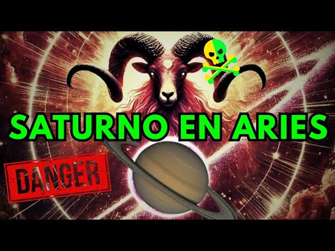 SATURNO entra en ARIES el 25 de Mayo de 2025 ¿En Qué Repercutirá en tu Vida? ¡¡¡Haz esto o Sufrirás!