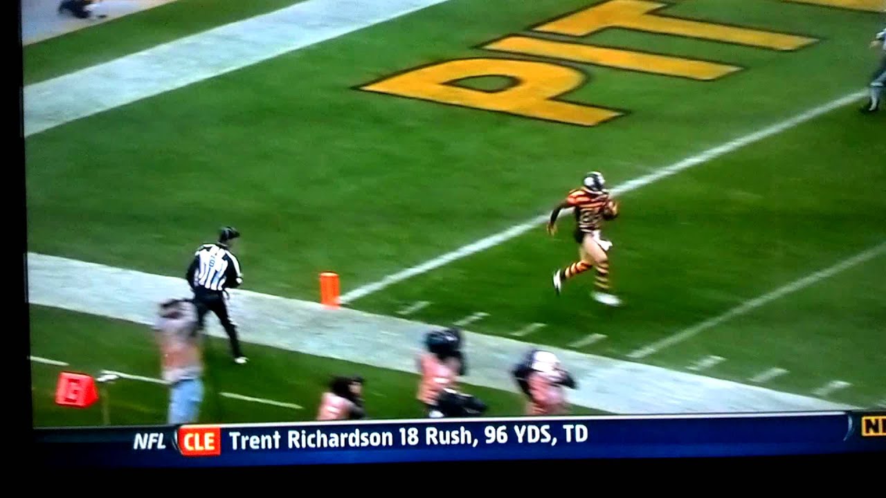 Antonio Brown 2012 week 9 punt return 78 yards