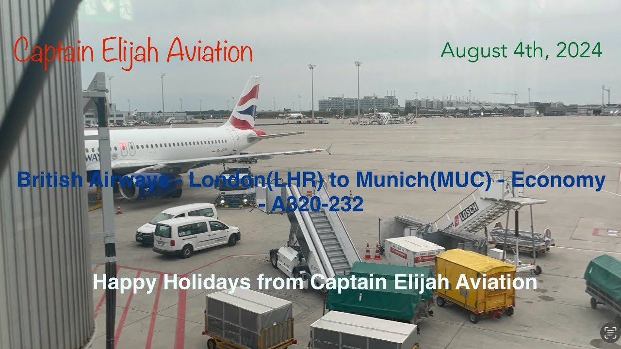 Christmas Special: British Airways - London (LHR) to Munich (MUC) - Economy - A320-232 - Tripreport