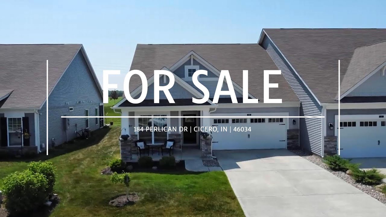 FOR SALE 184 Perlican Dr Cicero, IN 46034 YouTube