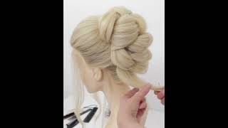 Prom Wedding Updo.  #hairstyles #shortvideo
