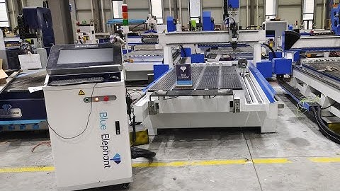 Blue Elephant 1325-R ATC CNC test video