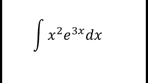 Calculus Help: Integral of x^2 e^3x dx - Integration by Substitution - High School Math - SOLVED!!!