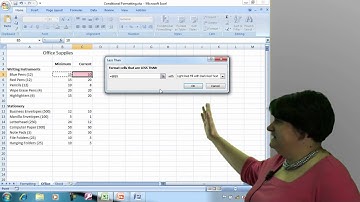 Creating Conditional Formatting Rules in Microsoft Excel 2007