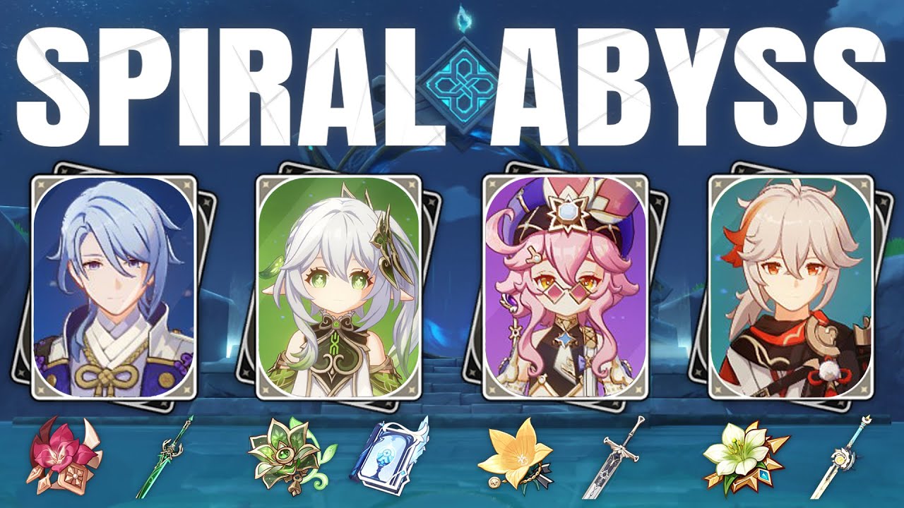 Dori Kazuha Hyperbloom | Abyss 12-1-2 | Ayato Nahida Dori Kazuha | Dendro Bloom | Genshin Impact