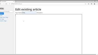 Encyclopedia   wiki Django app for WEB50