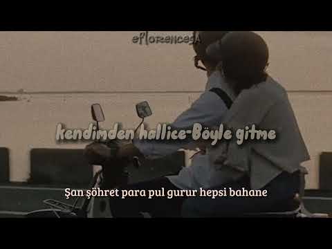 kendimden hallice-Böyle gitme speed up+sözleri