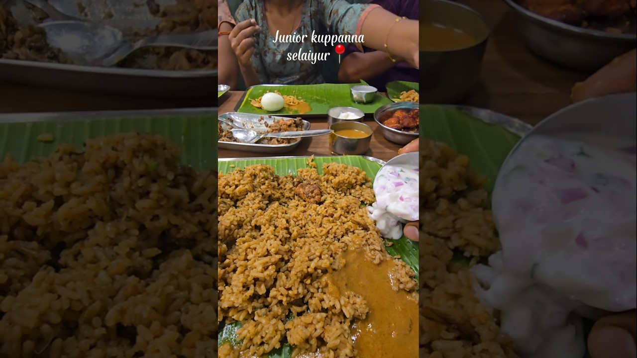 Junior kuppanna | kongunadu food at namba chennai 