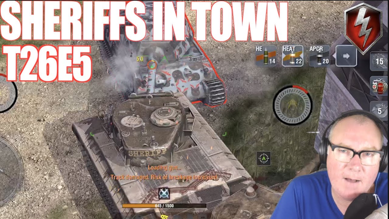 wotblitz T26E5 SHERIFF WORLD OF TANKS BLITZ BUSHKA ON BLITZ