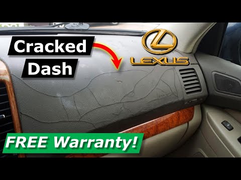 New Lexus Cracked Melted Dashboard ZLZ Warranty Ends Soon