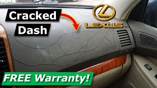 New Lexus Cracked Melted Dashboard ZLZ Warranty Ends Soon by carbuyingtipscom 10,016 views 3 years ago 9 minutes, 54 seconds