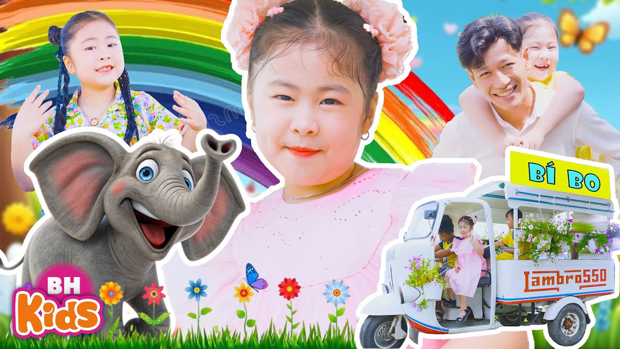 Em Tập Lái Ô Tô Bí Bò Bí Bo - Nhạc Thiếu Nhi Vui Nhộn Hay Nhất Cho Bé Mầm Non