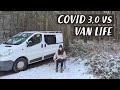 Winter Van Life and Covid Lockdown Three - PT 4 | Van Life Travels Yorkshire UK