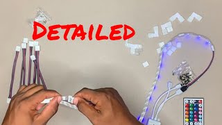 How to connect daybetter LED strips