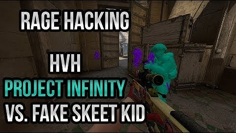 CS:GO HVH PRIME | RAGE CHEATING PROJECT INFINITY VS FAKE SKEET KID IN PRIME | HE LEFT THE GAME...