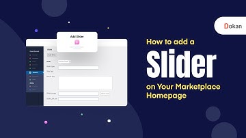 How to Add a Slider on Dokan Marketplace Homepage
