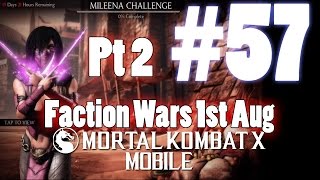 Faction Wars 1th Aug Part II - Mortal Kombat X Mobile Gameplay Pt 57 [V1.3] [IOS - iPad]