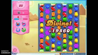 Candy Crush Level 1559 Audio Talkthrough, 2 Stars 0 Boosters
