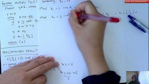 Correctness Proof (non-recursive): multiplication algorithm (part 1)