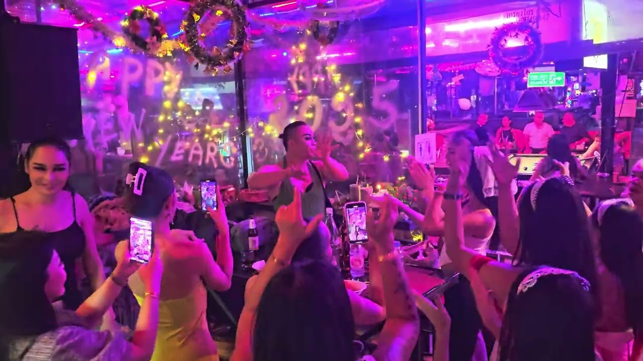 happy birthday at Eiffel&Cherie bar Pattaya