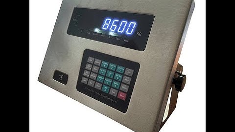 Hiệu chuẩn và chỉnh lệch góc cân điện tử với đầu cân XK3190-DS3