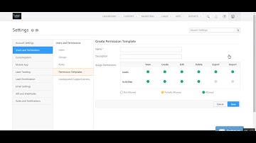 Masking Lead Fields through Permission Templates