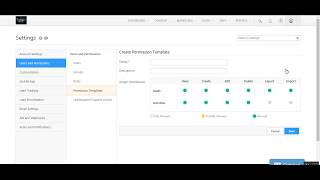 Masking Lead Fields through Permission Templates