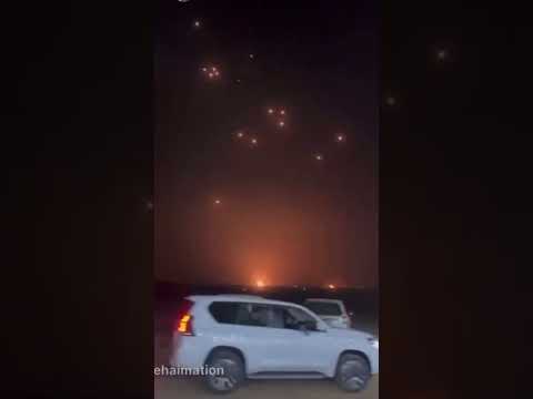 حمله موشکی ایران به اسرائیل لحظه اصابت موشک های ایران به اسرائیل