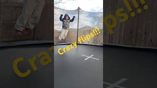 EPIC Kids Trampoline Flips (Slow Mo!). #shorts #kidsvideos #funkidsvideos #kidshavingfun