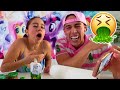 BABY FOOD CHALLENGE *SHE PUKED*