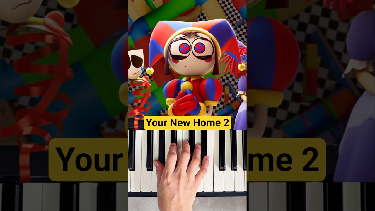 Your New Home - Easy Piano Tutorial 2 (The Amazing Digital Circus) 🎹🤡